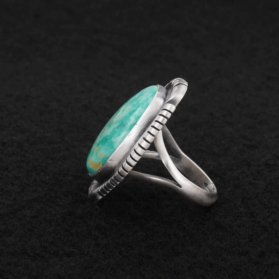 Thomas Francisco Turquoise & Sterling Silver Ring Sz. 5.5