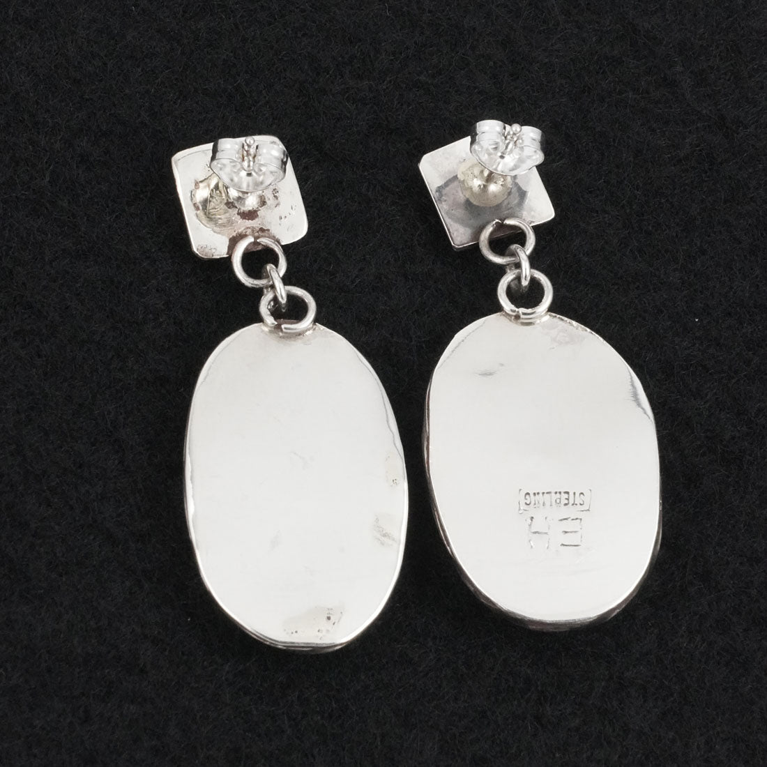 Ernest Hawthorne Turquoise & Sterling Silver Earrings