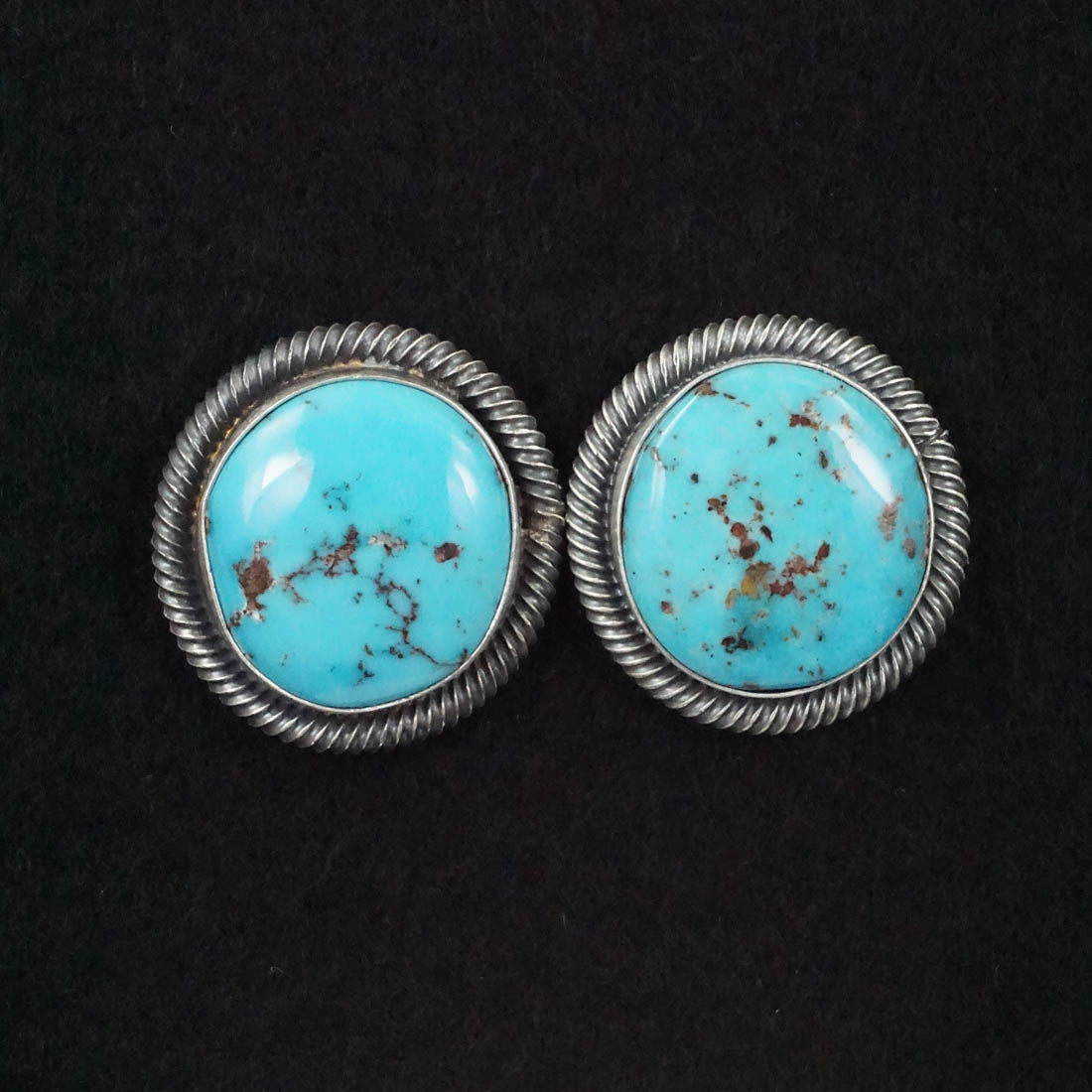 Mark Yazzie Turquoise & Sterling Silver Necklace Set