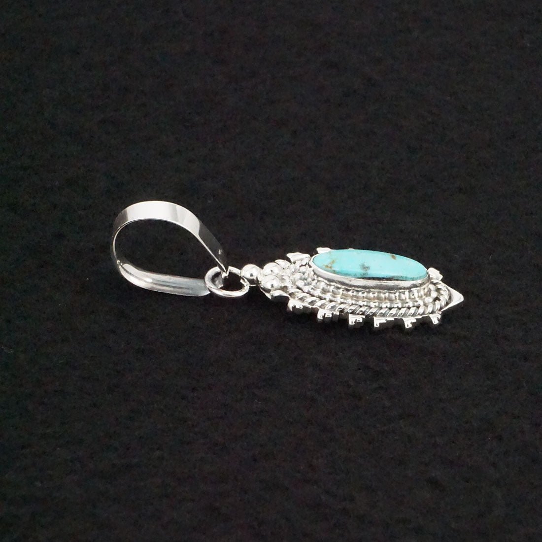 Randy Billy Turquoise & Sterling Silver Pendant