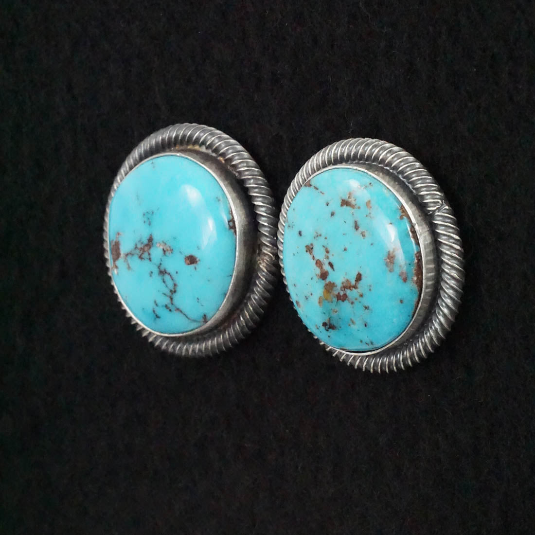 Mark Yazzie Turquoise & Sterling Silver Necklace Set