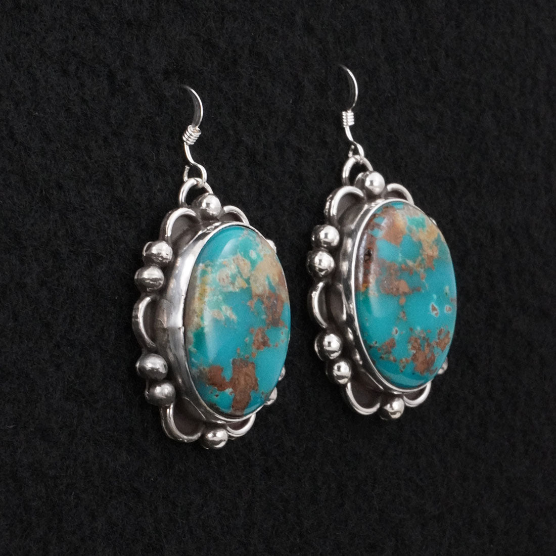 Virginia Henio Turquoise & Sterling Silver Earrings