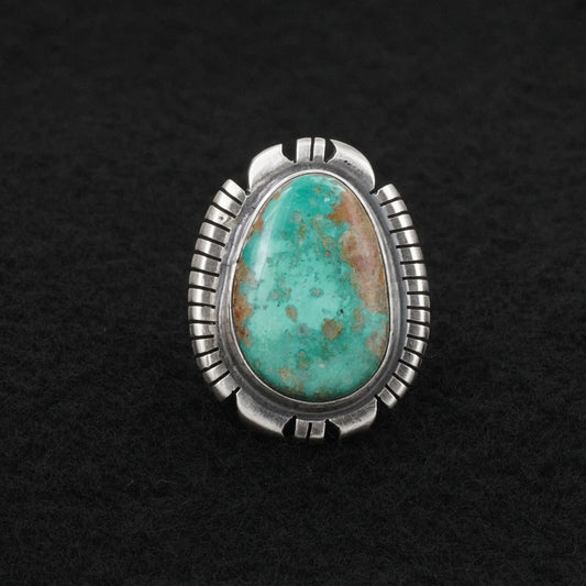 Thomas Francisco Turquoise & Sterling Silver Ring Sz. 6
