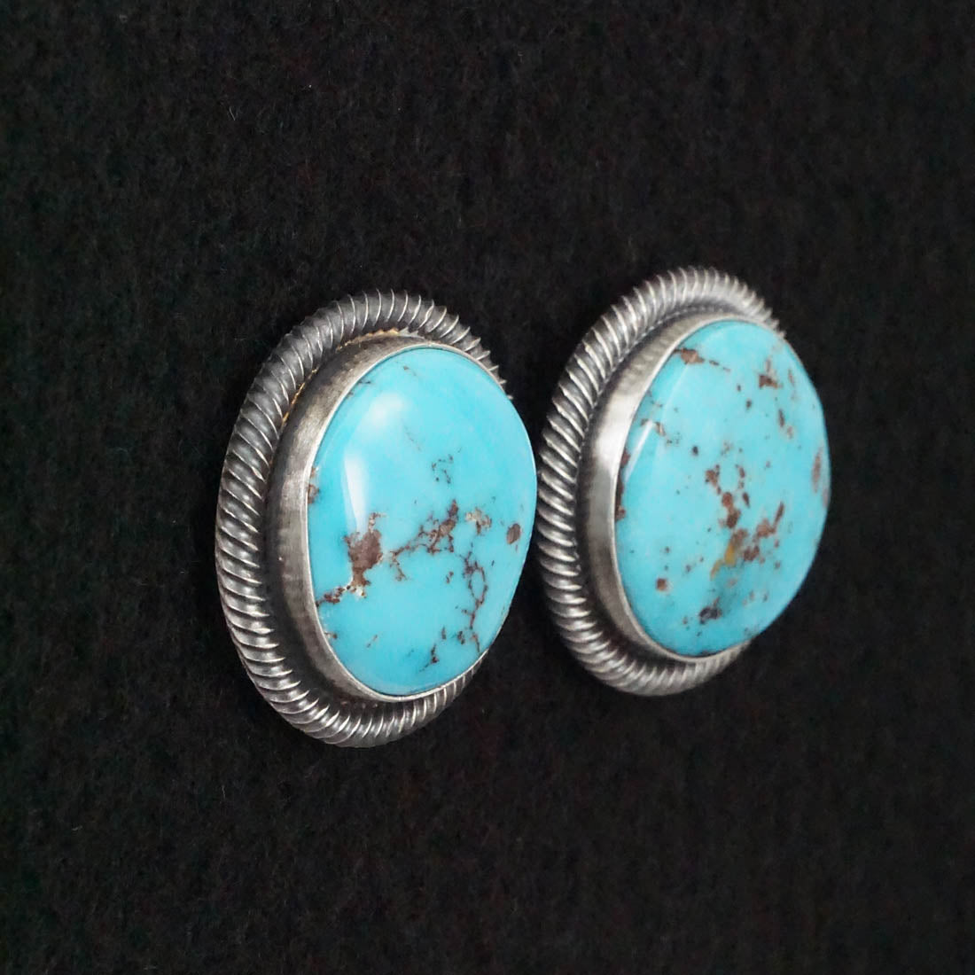 Mark Yazzie Turquoise & Sterling Silver Necklace Set