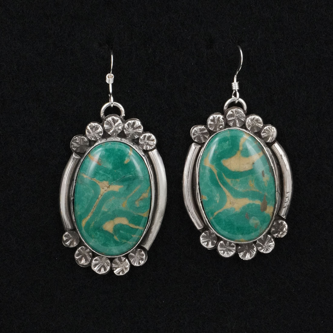 Virginia Henio Turquoise & Sterling Silver Earrings