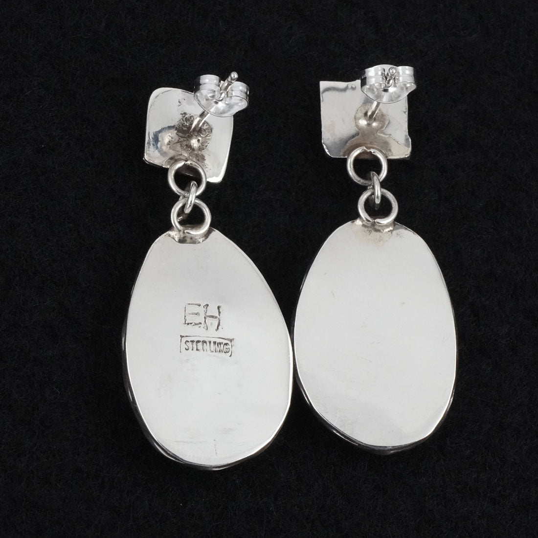 Ernest Hawthorne Turquoise & Sterling Silver Earrings