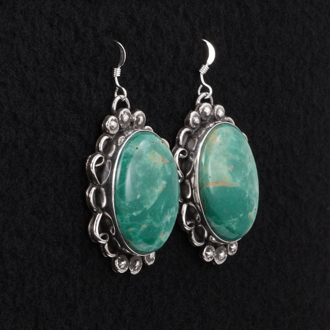 Virginia Henio Turquoise & Sterling Silver Earrings