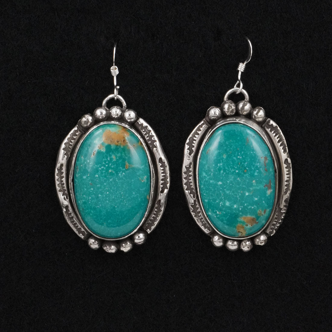 Virginia Henio Turquoise & Sterling Silver Earrings
