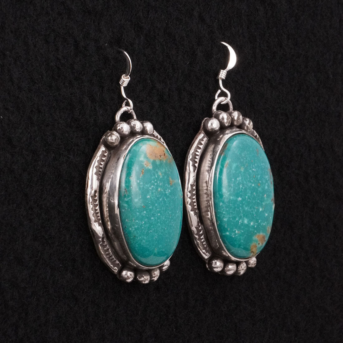 Virginia Henio Turquoise & Sterling Silver Earrings