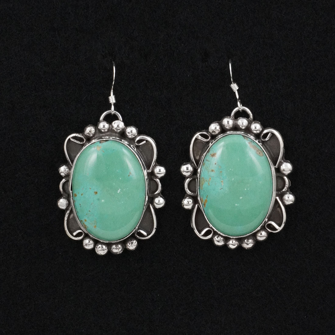 Virginia Henio Turquoise & Sterling Silver Earrings