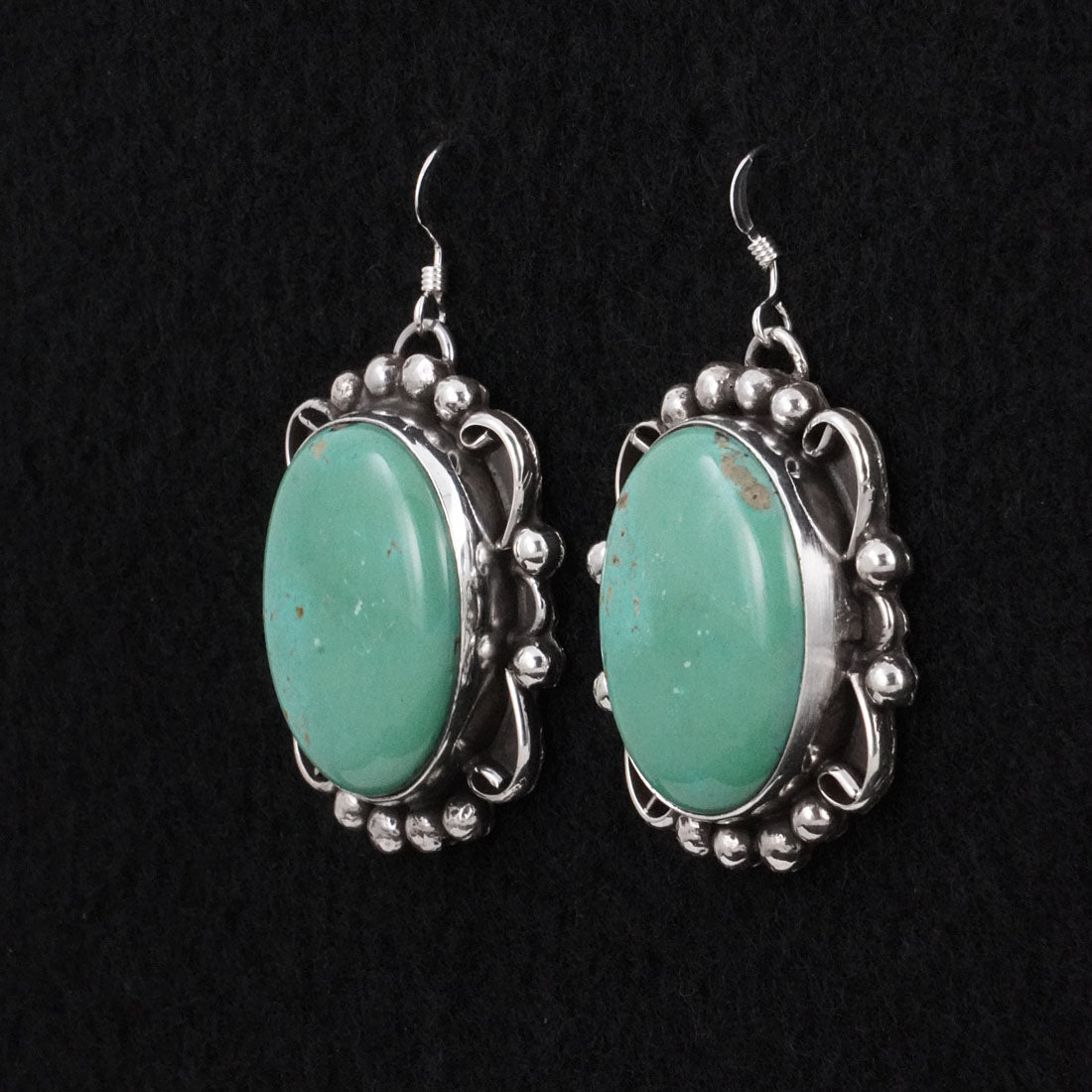 Virginia Henio Turquoise & Sterling Silver Earrings