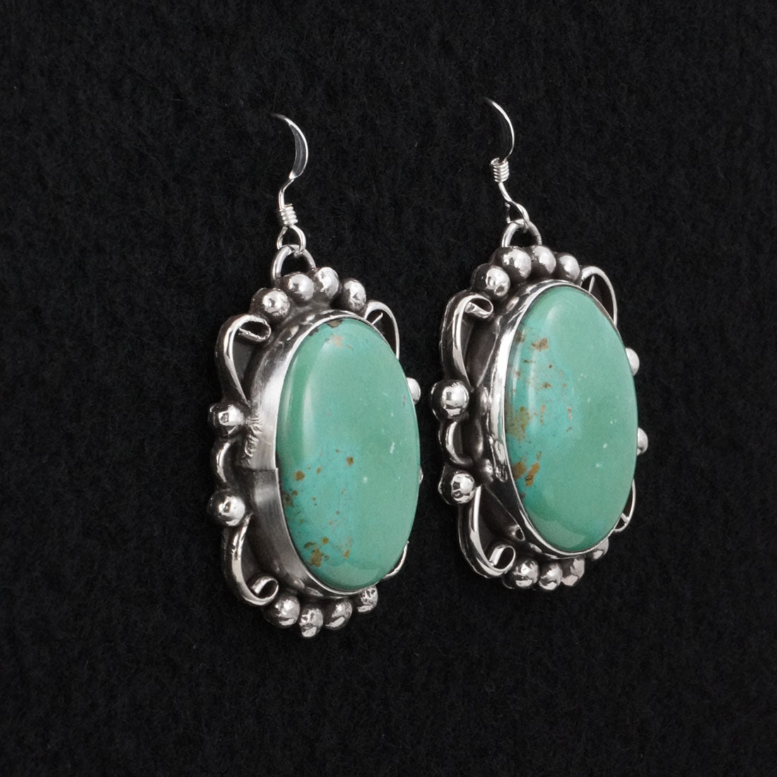 Virginia Henio Turquoise & Sterling Silver Earrings