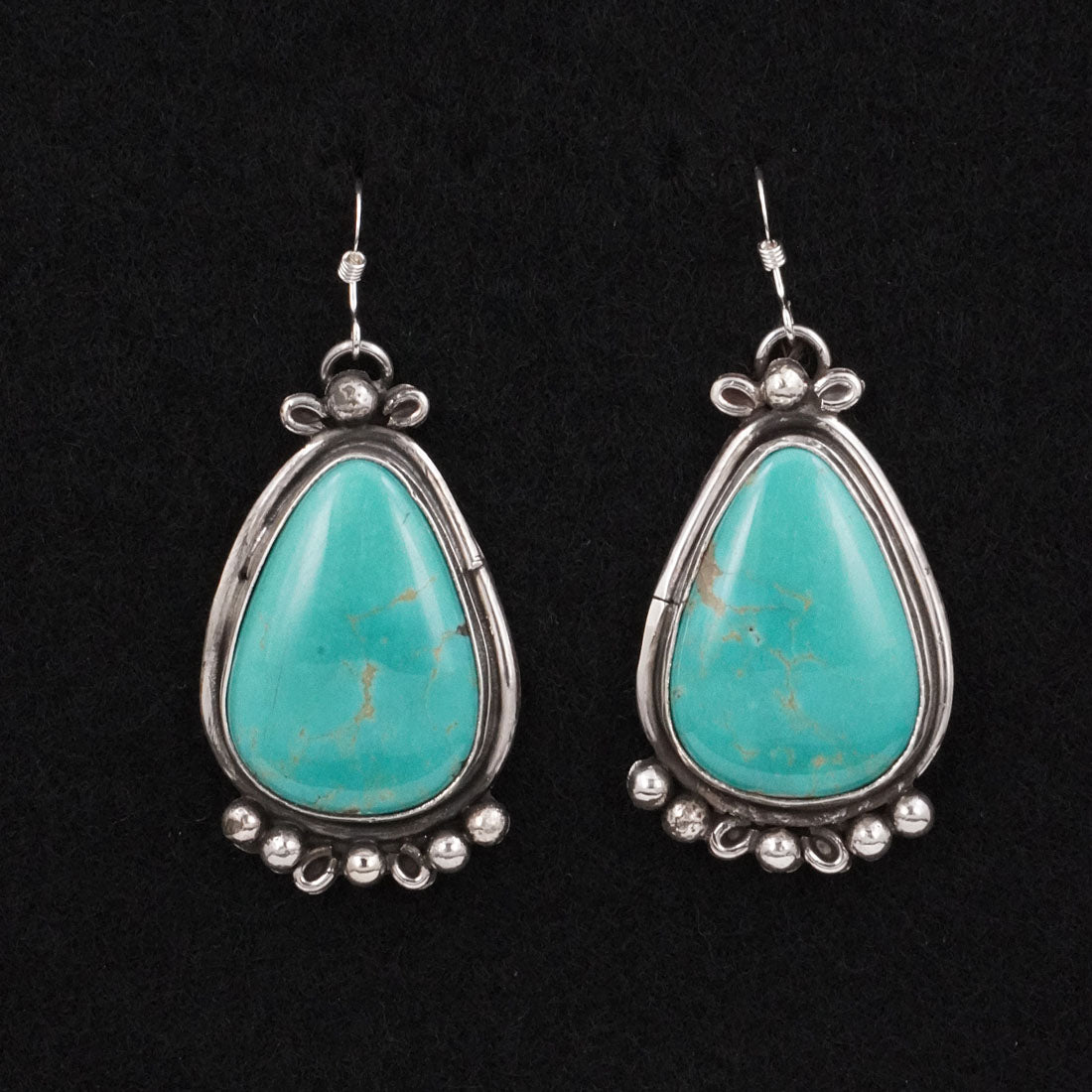 Virginia Henio Turquoise & Sterling Silver Earrings