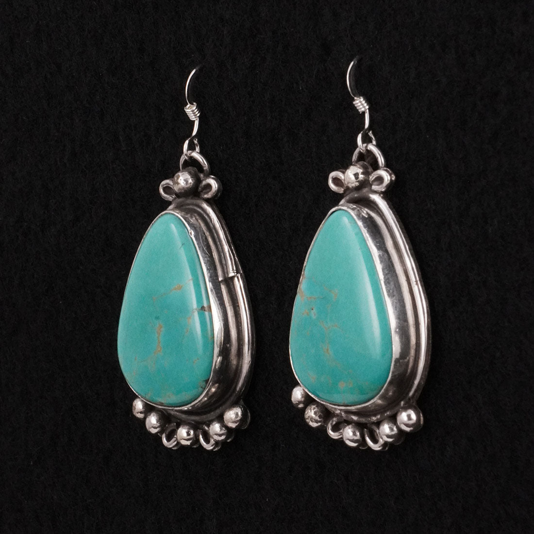 Virginia Henio Turquoise & Sterling Silver Earrings