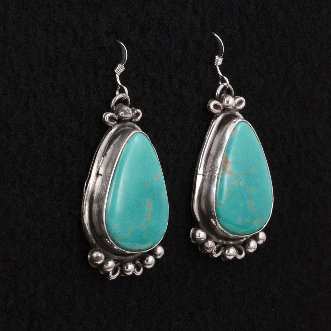 Virginia Henio Turquoise & Sterling Silver Earrings