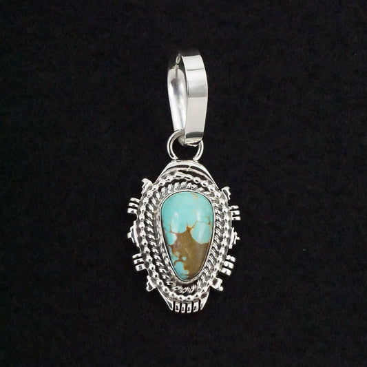 Randy Billy Turquoise & Sterling Silver Pendant