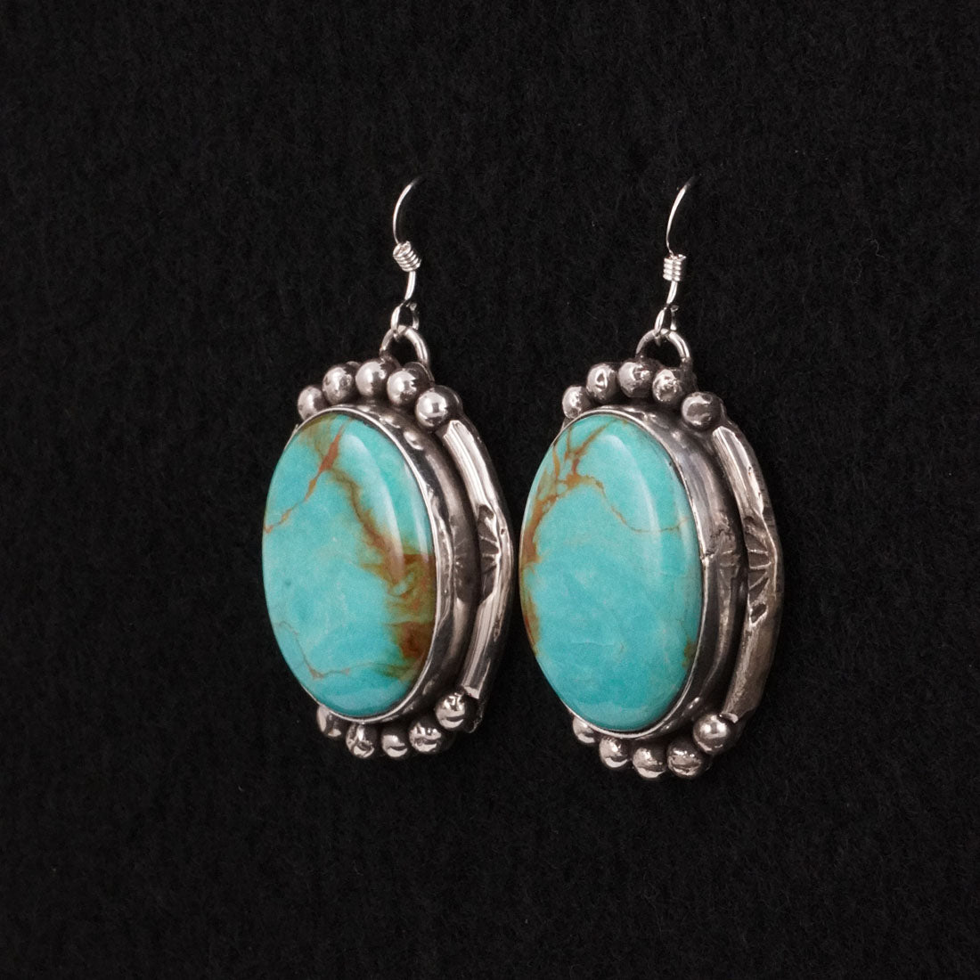 Virginia Henio Turquoise & Sterling Silver Earrings