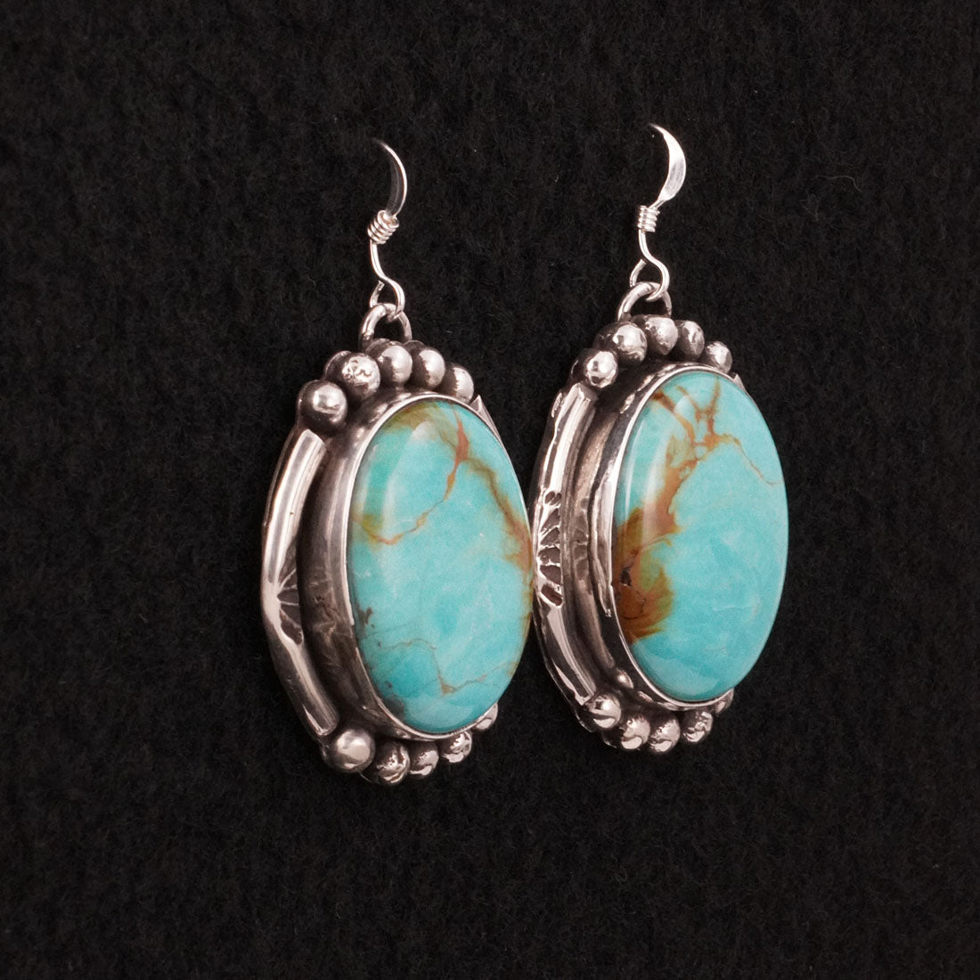 Virginia Henio Turquoise & Sterling Silver Earrings