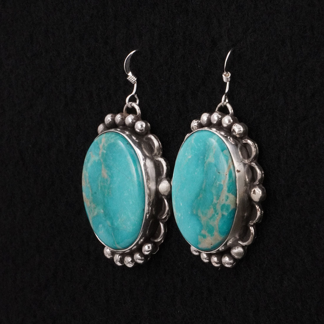 Virginia Henio Turquoise & Sterling Silver Earrings