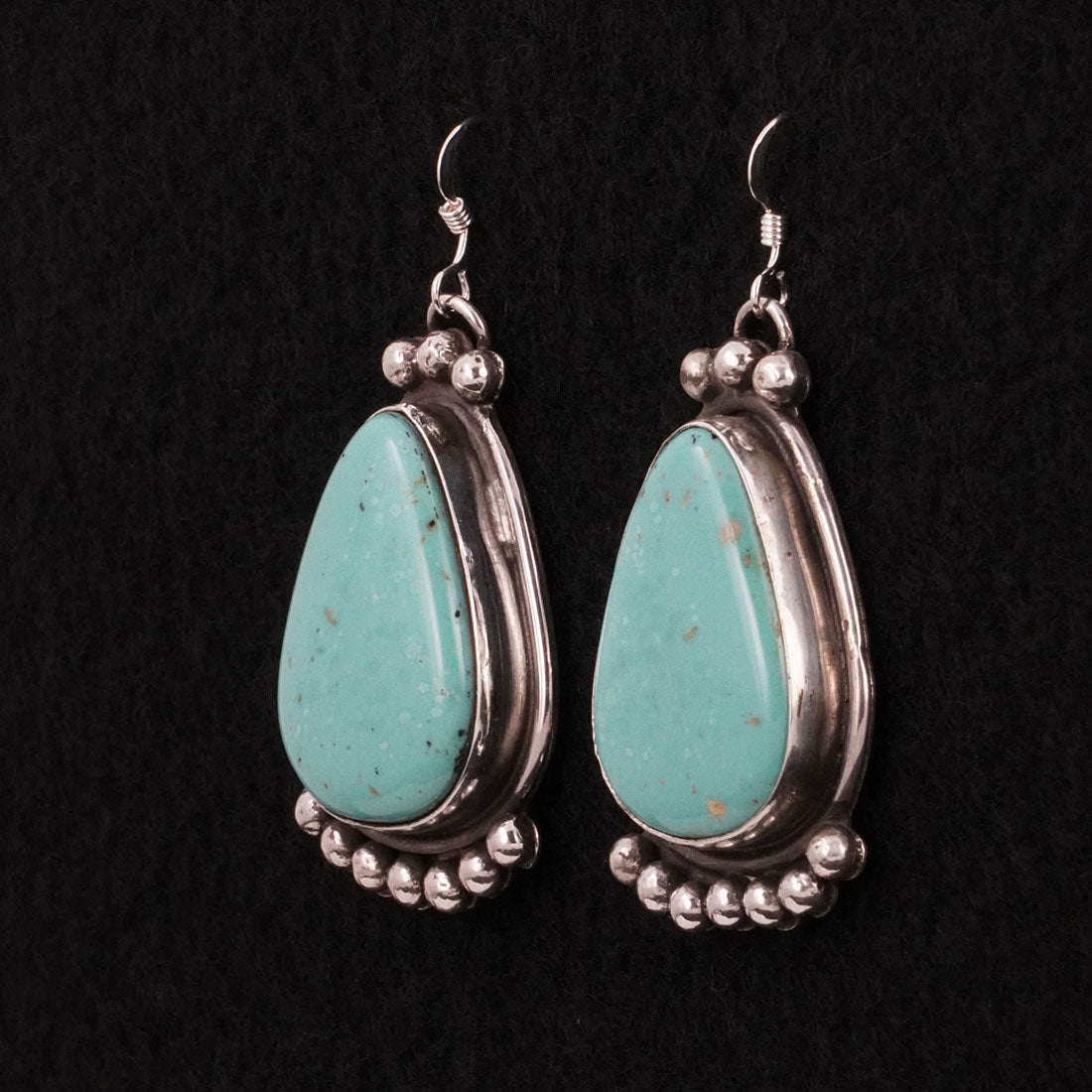 Virginia Henio Turquoise & Sterling Silver Earrings