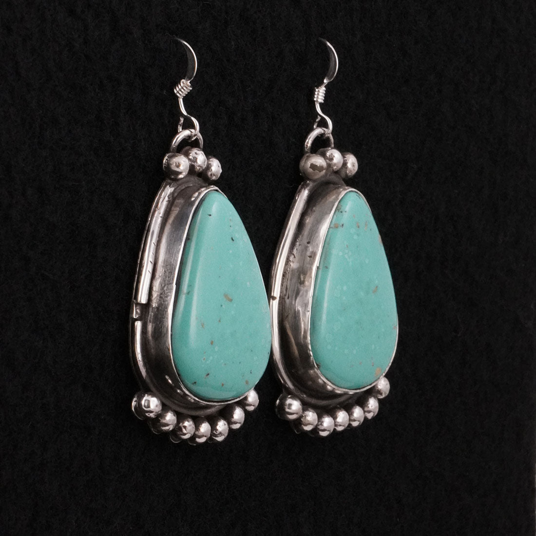 Virginia Henio Turquoise & Sterling Silver Earrings