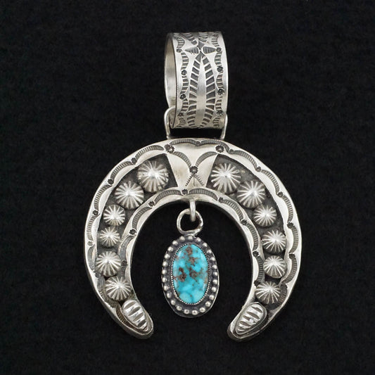 Dexter Martinez Turquoise & Sterling Silver Pendant