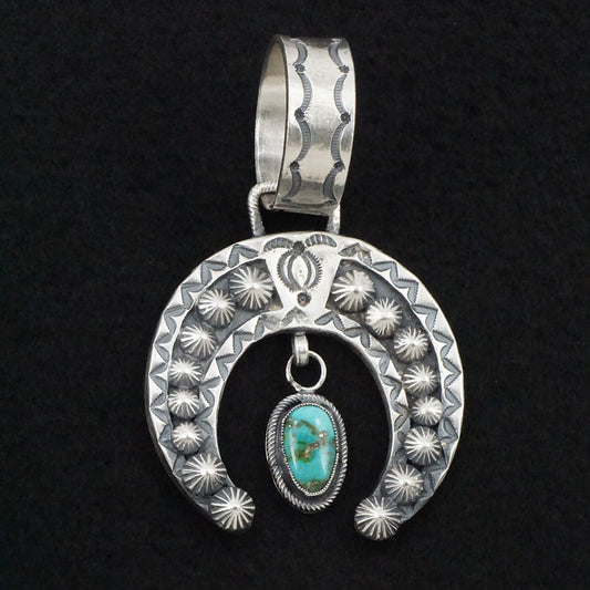 Dexter Martinez Turquoise & Sterling Silver Pendant