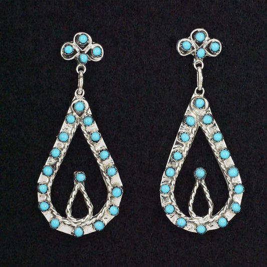 Wayne Johnson Turquoise & Sterling Silver Earrings