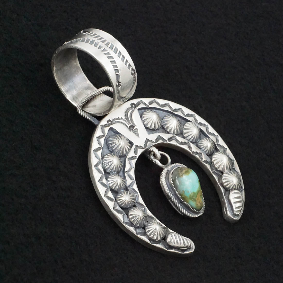 Dexter Martinez Turquoise & Sterling Silver Pendant