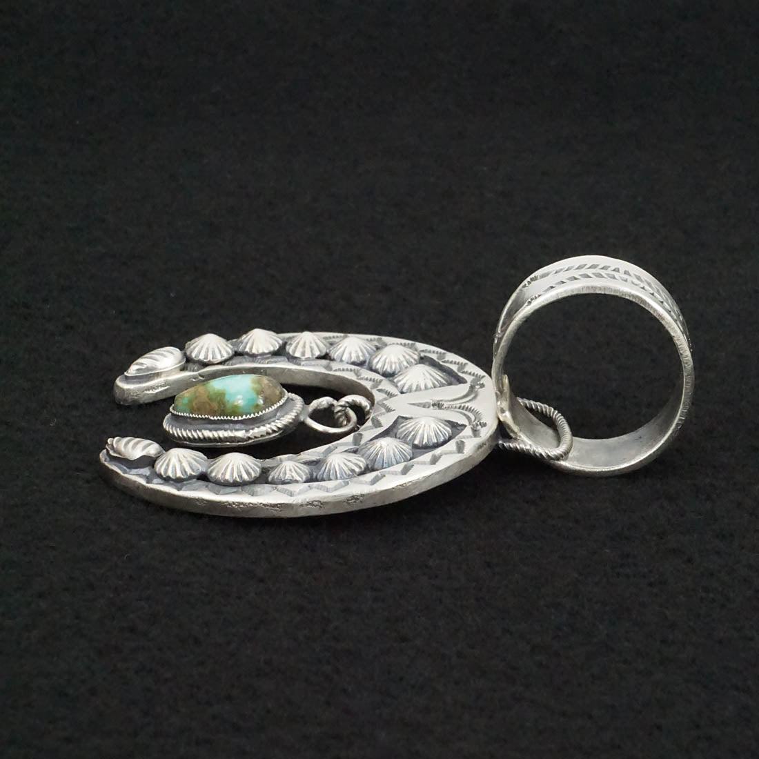 Dexter Martinez Turquoise & Sterling Silver Pendant
