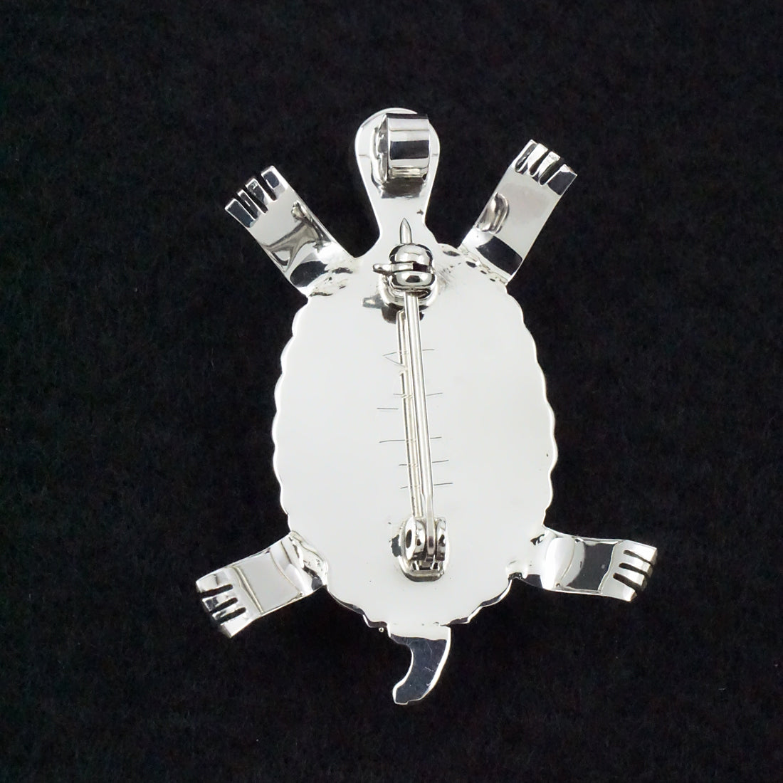 Wayne Haloo Multi-Stone & Sterling Silver Pin/Pendant