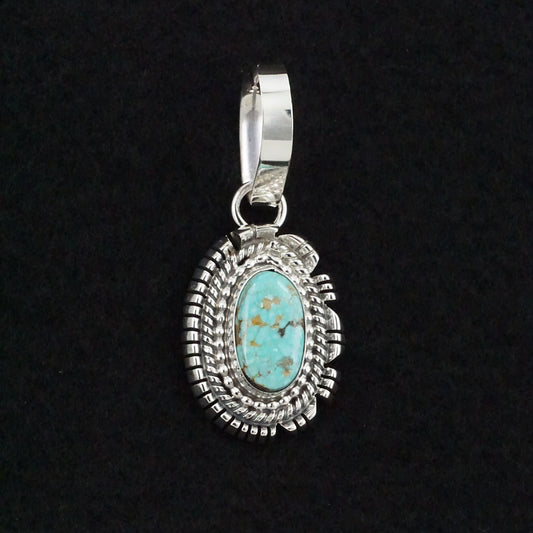 Randy Billy Turquoise & Sterling Silver Pendant