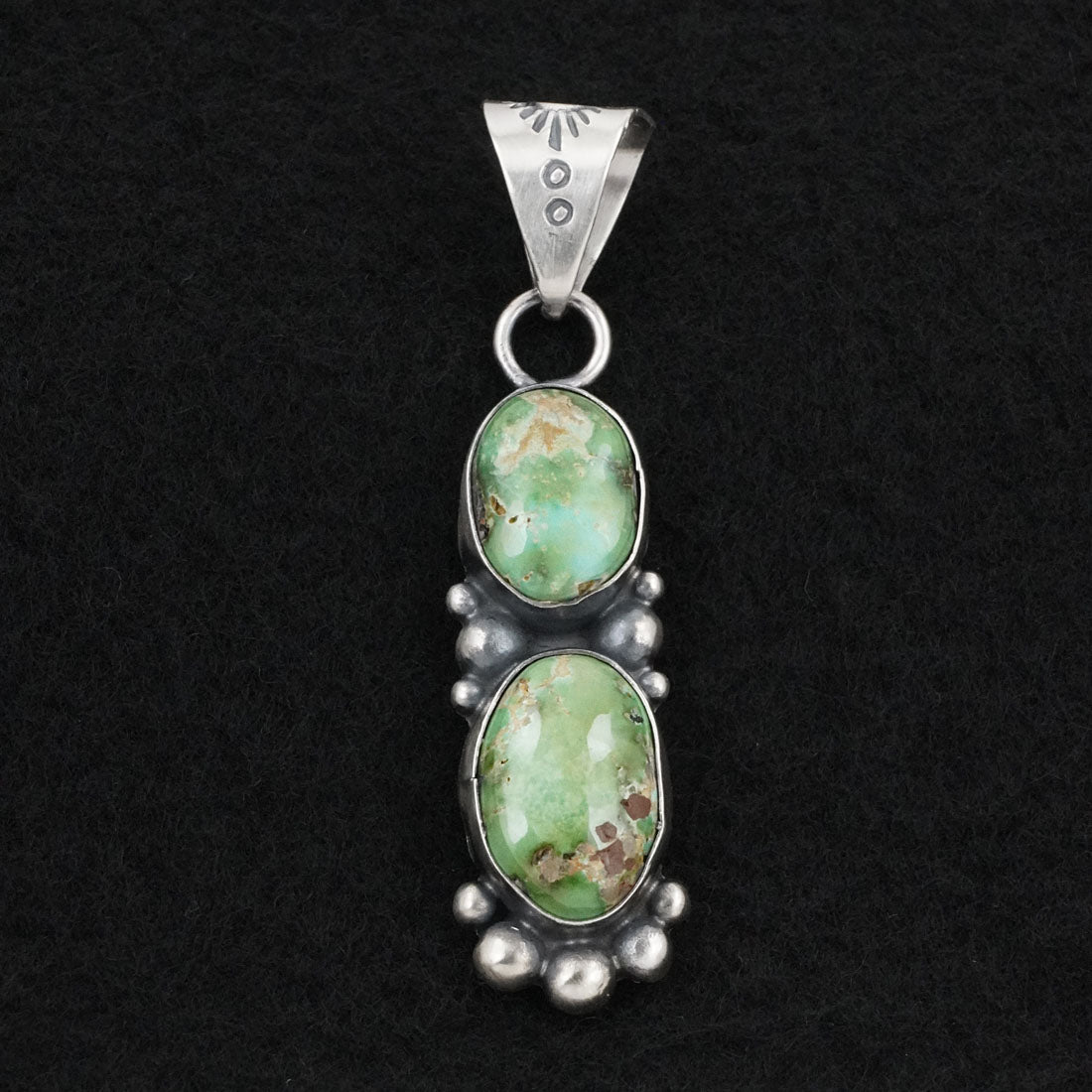 Antwone Brown Turquoise & Sterling Silver Pendant