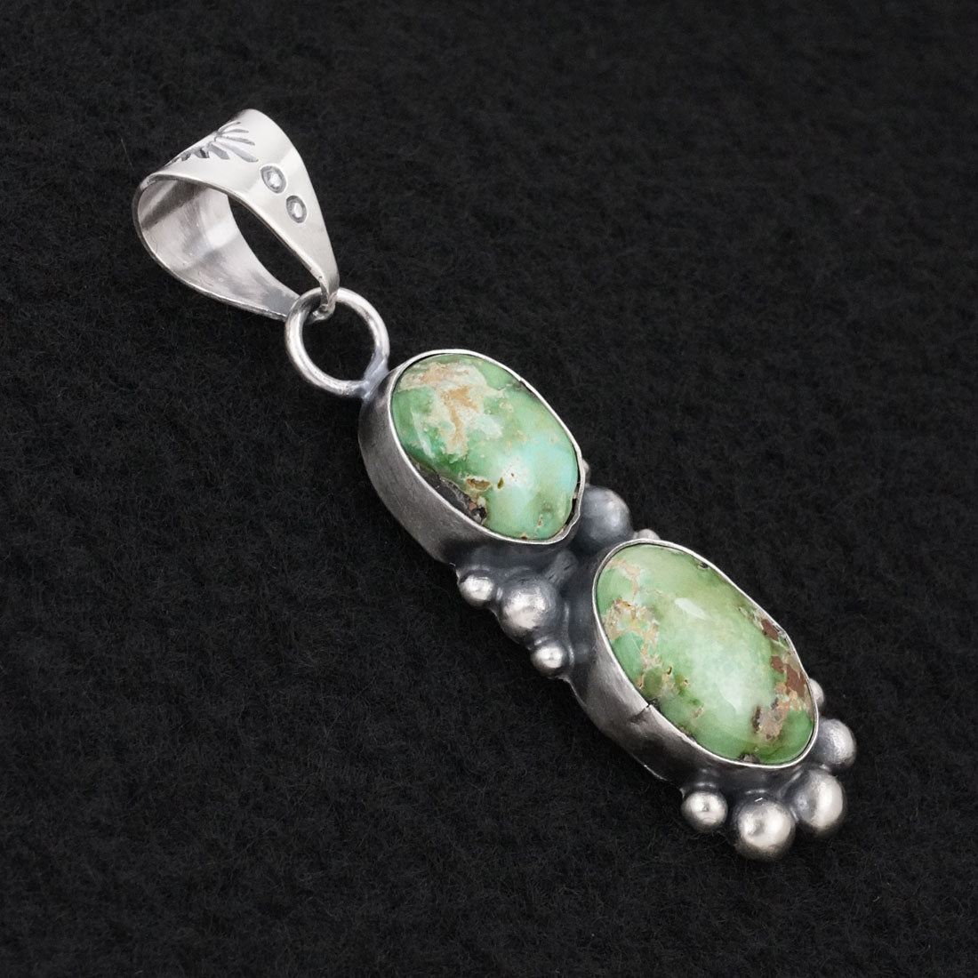Antwone Brown Turquoise & Sterling Silver Pendant