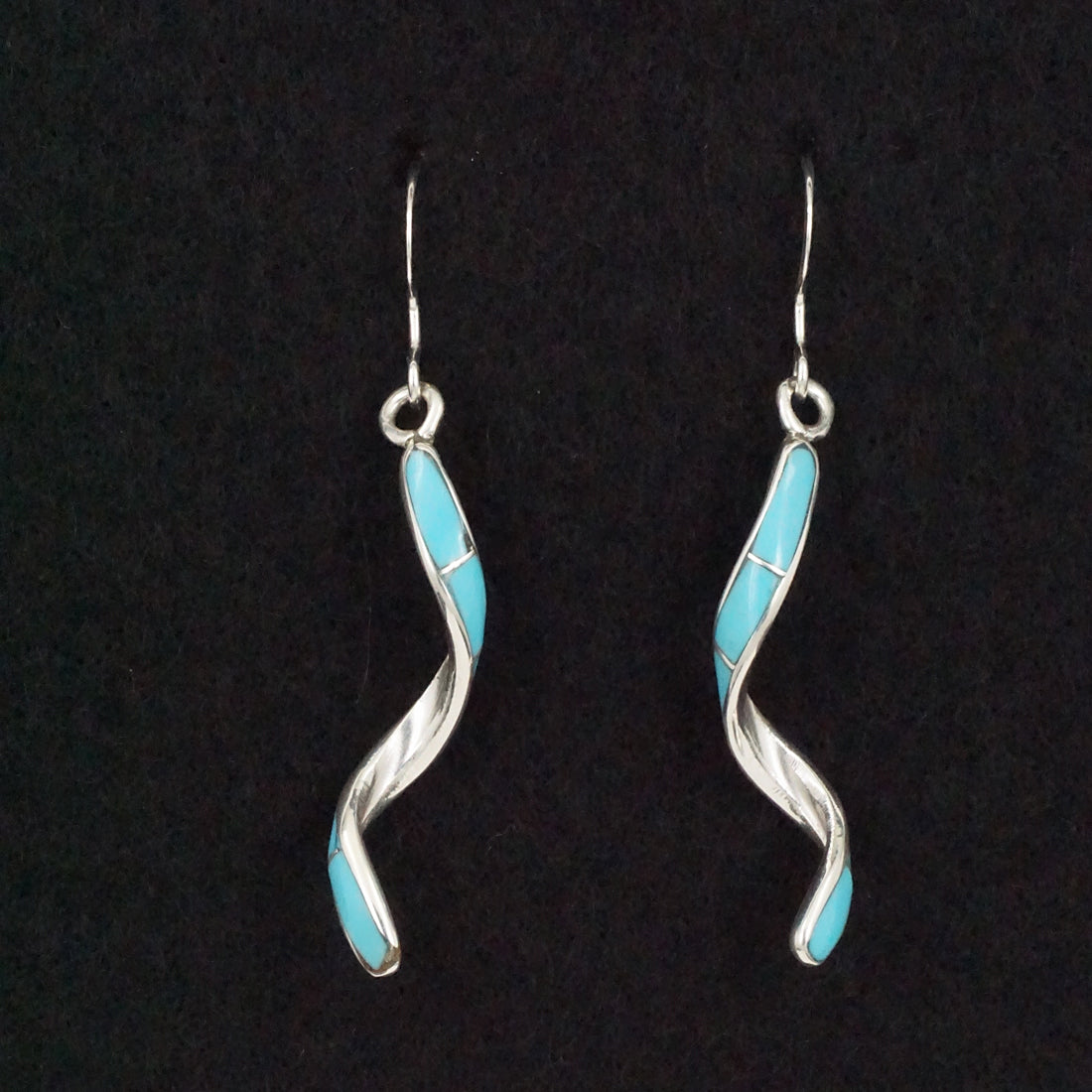 Ira Johnson Turquoise & Sterling Silver Earrings