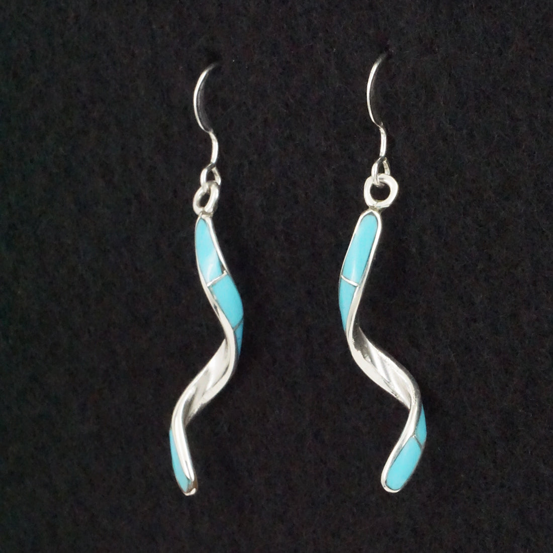 Ira Johnson Turquoise & Sterling Silver Earrings