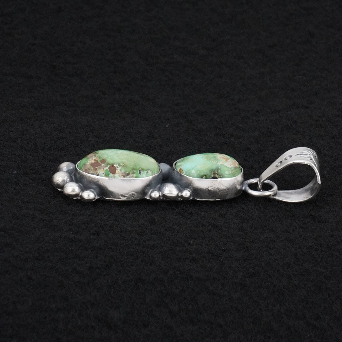 Antwone Brown Turquoise & Sterling Silver Pendant
