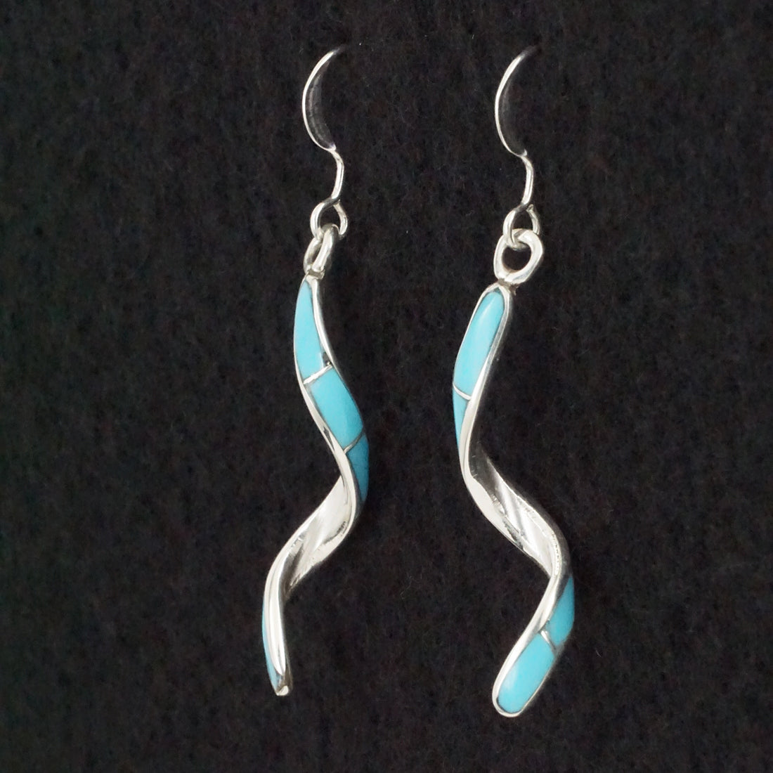 Ira Johnson Turquoise & Sterling Silver Earrings