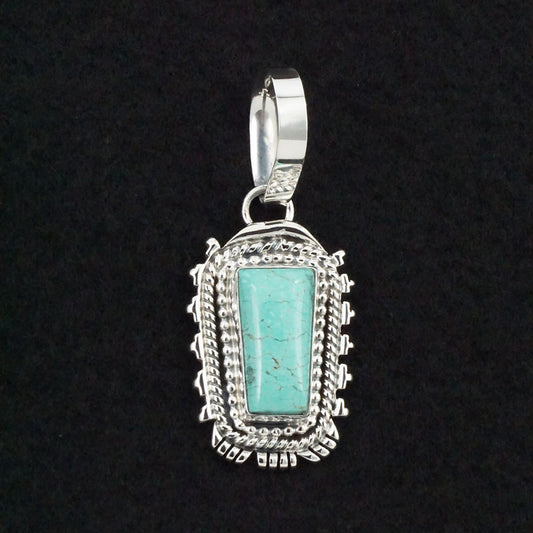 Randy Billy Turquoise & Sterling Silver Pendant