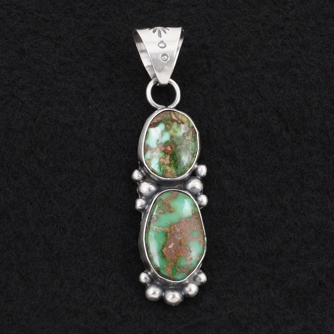 Antwone Brown Turquoise & Sterling Silver Pendant