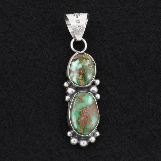 Antwone Brown Turquoise & Sterling Silver Pendant