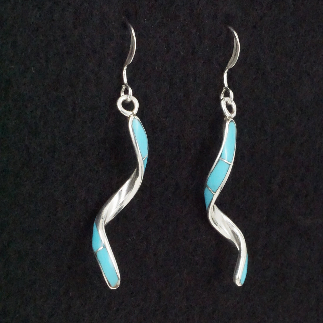 Ira Johnson Turquoise & Sterling Silver Earrings