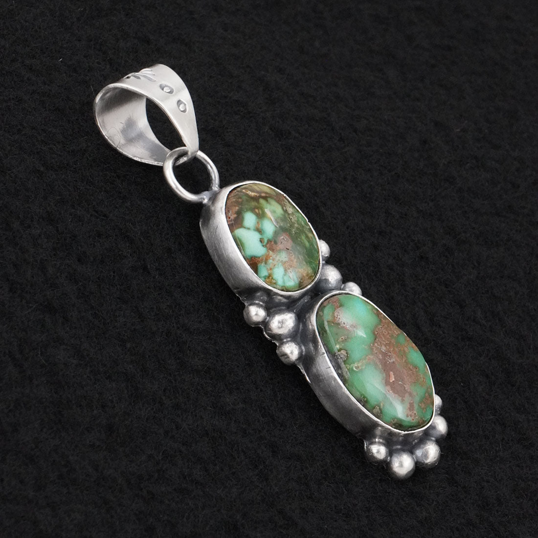 Antwone Brown Turquoise & Sterling Silver Pendant