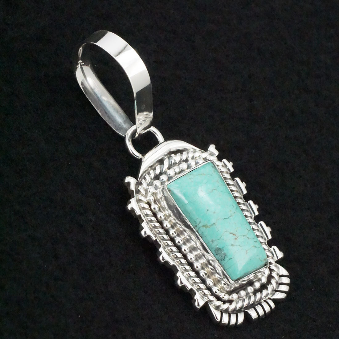 Randy Billy Turquoise & Sterling Silver Pendant