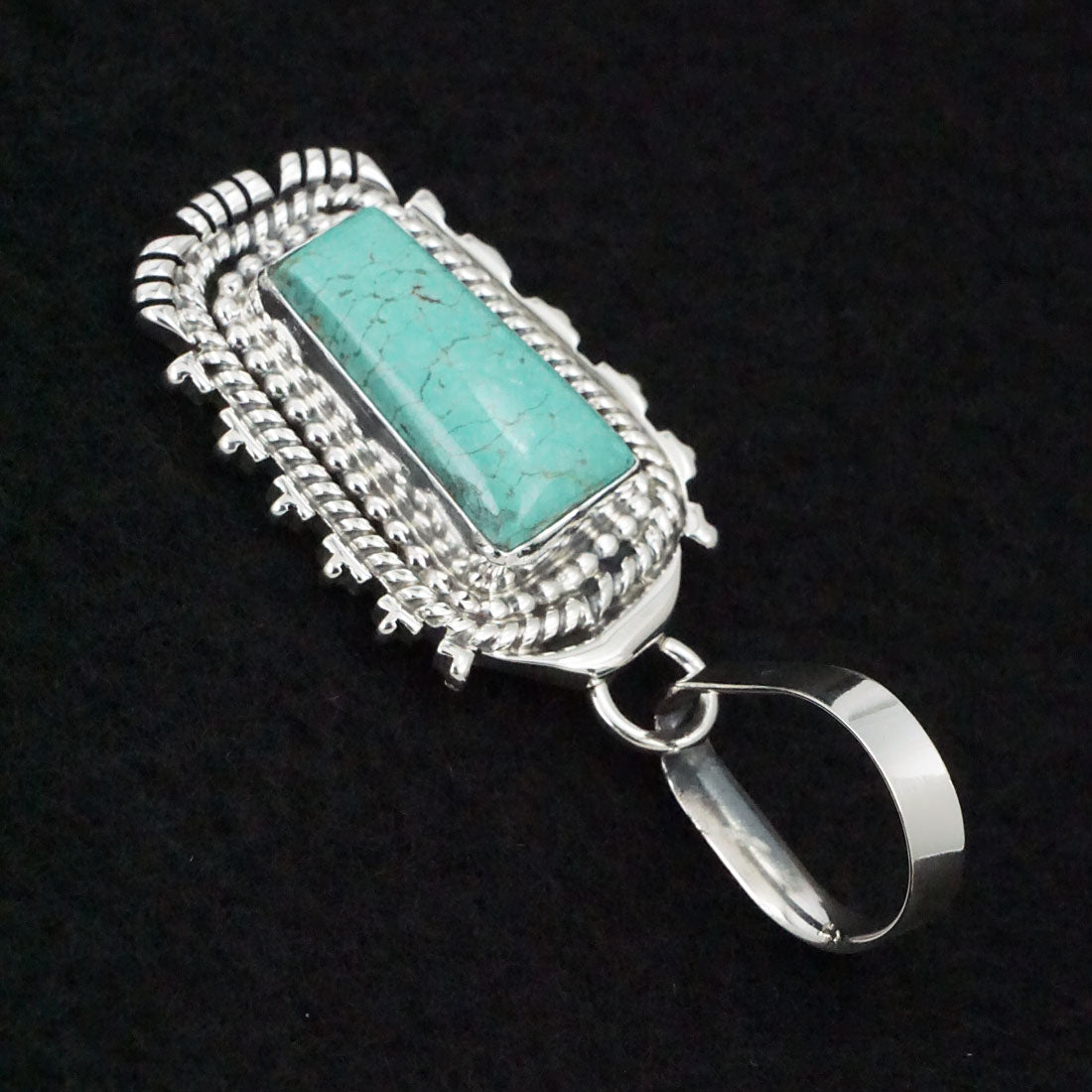 Randy Billy Turquoise & Sterling Silver Pendant