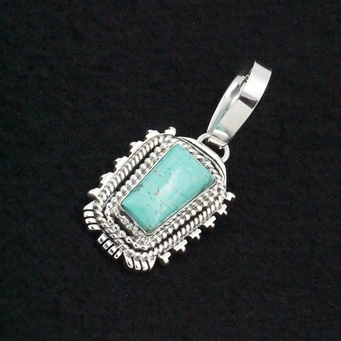 Randy Billy Turquoise & Sterling Silver Pendant