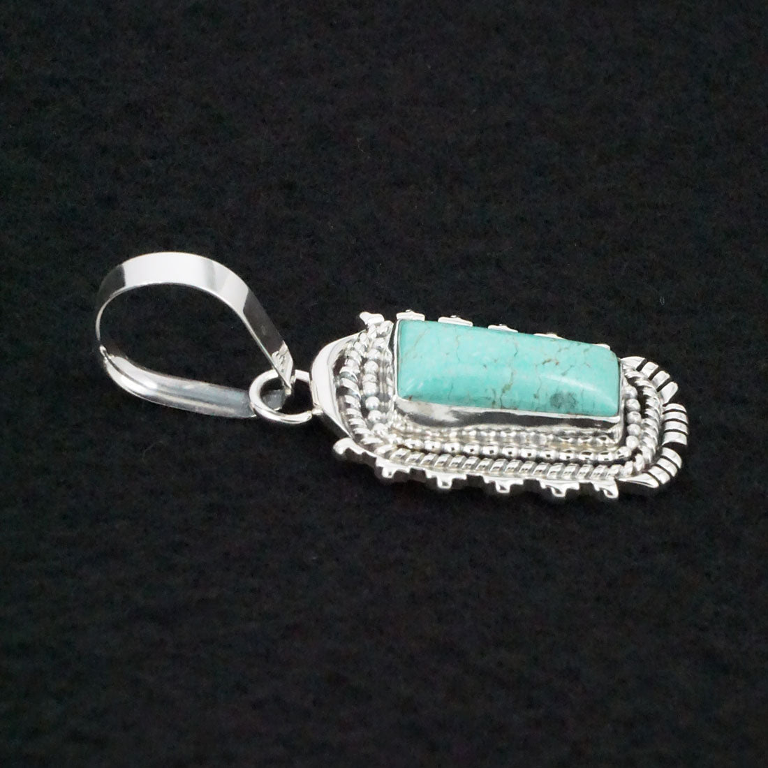 Randy Billy Turquoise & Sterling Silver Pendant