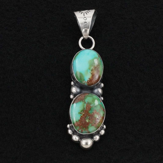 Antwone Brown Turquoise & Sterling Silver Pendant