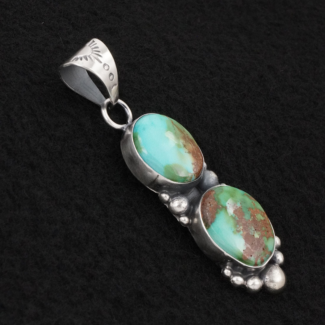 Antwone Brown Turquoise & Sterling Silver Pendant