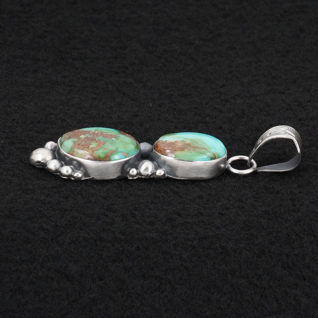 Antwone Brown Turquoise & Sterling Silver Pendant